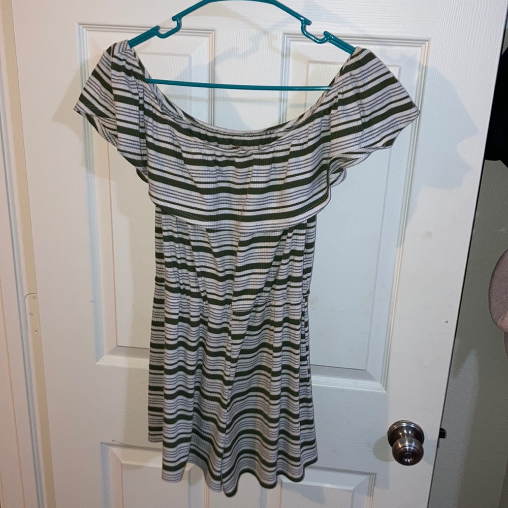 Charming Charlie off-the-shoulder romper